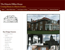 Tablet Screenshot of dillonhouse.com